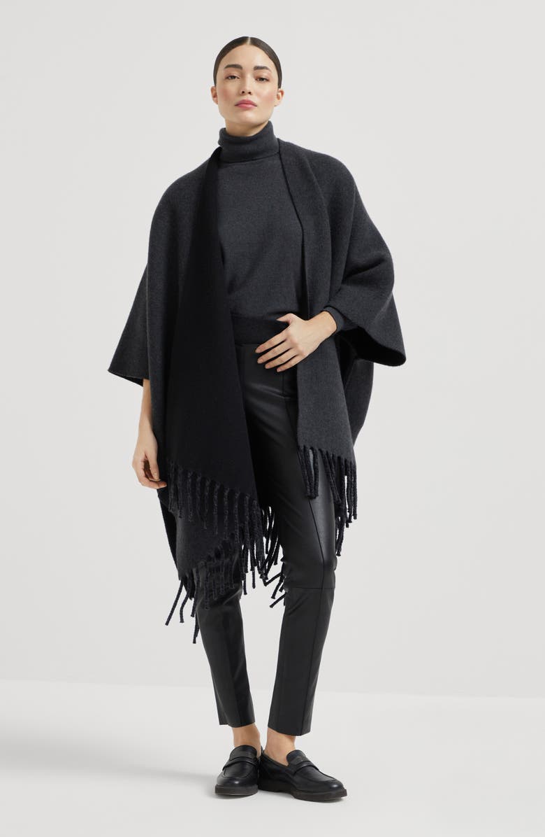 Brunello Cucinelli Stretch nappa leggings, Alternate, color,