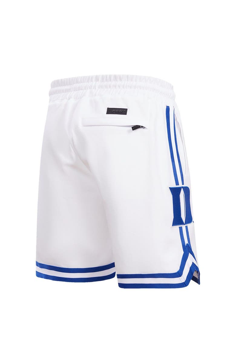 PRO STANDARD Men's Pro Standard White Duke Blue Devils Classic Shorts, Alternate, color, 