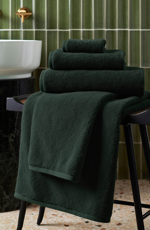 Italic Ultraplush Australian Cotton Luxe Towel Set In Green