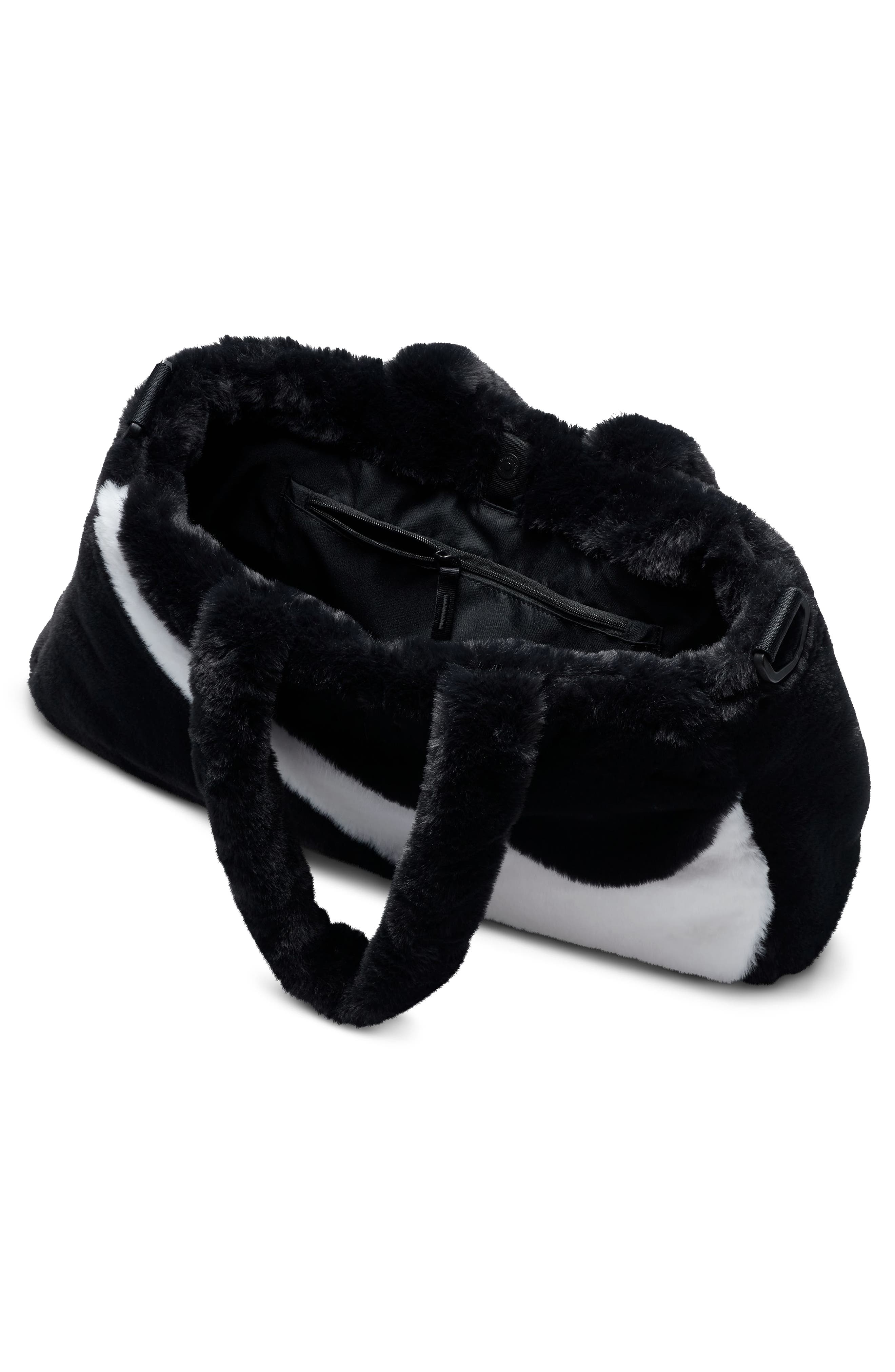 Nike Sportswear Faux Fur Tote Bag, Alternate, color, 