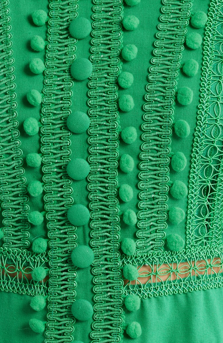 LAYERED WITH LOVE Carla Embellished Trim Minidress, Alternate, color,