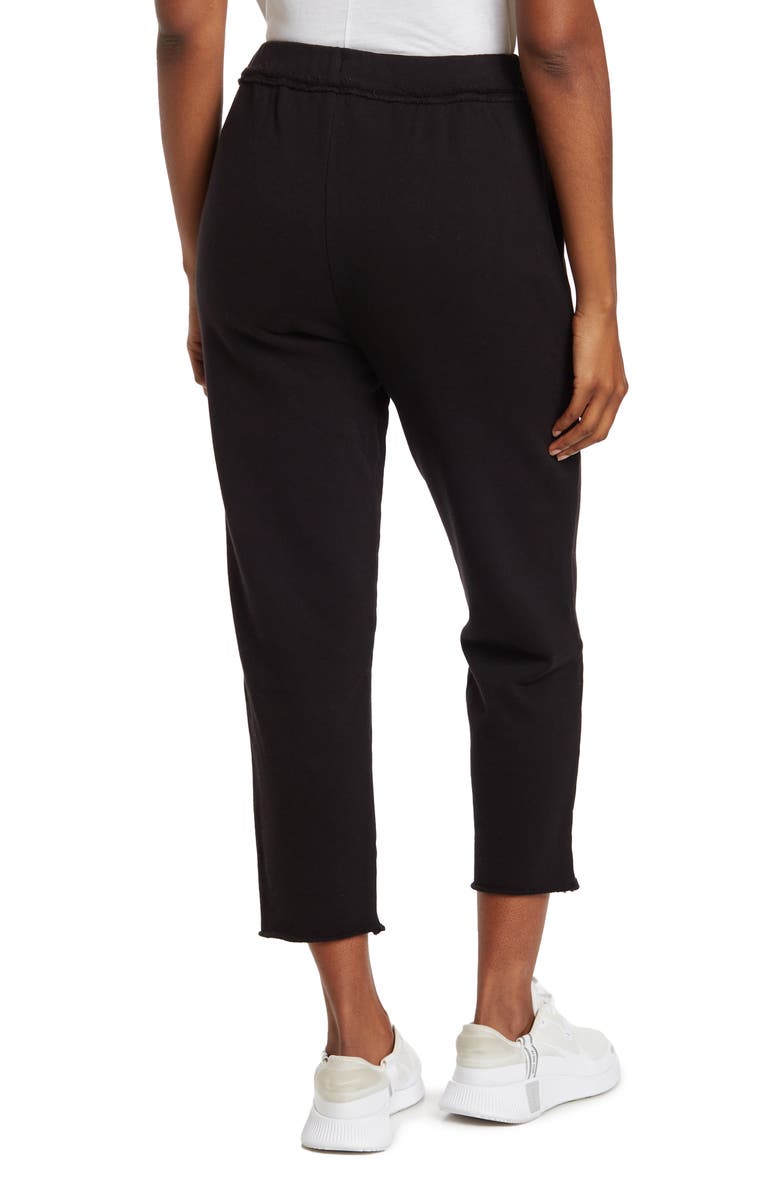 Eileen Fisher Organic Cotton Ankle Track Pants, Alternate, color, 