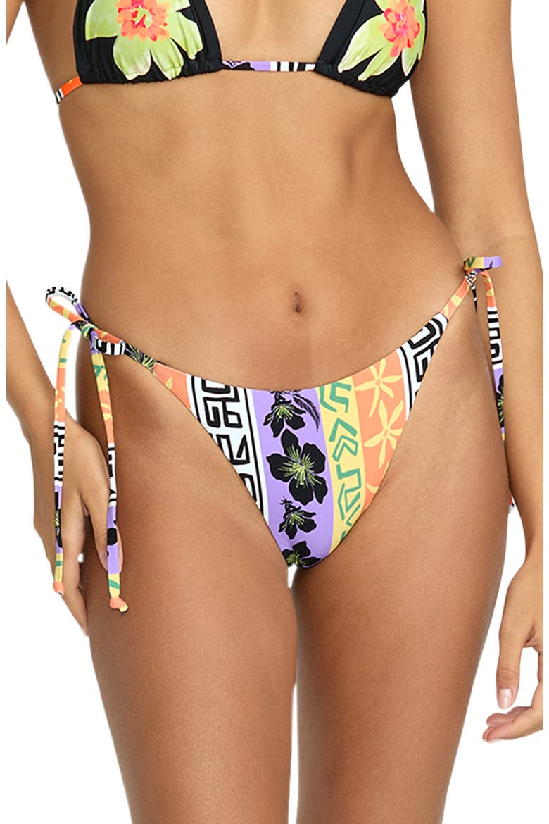 Bring It On Cheekini Side Tie BIkini Bottoms, Alternate, color, MULTI