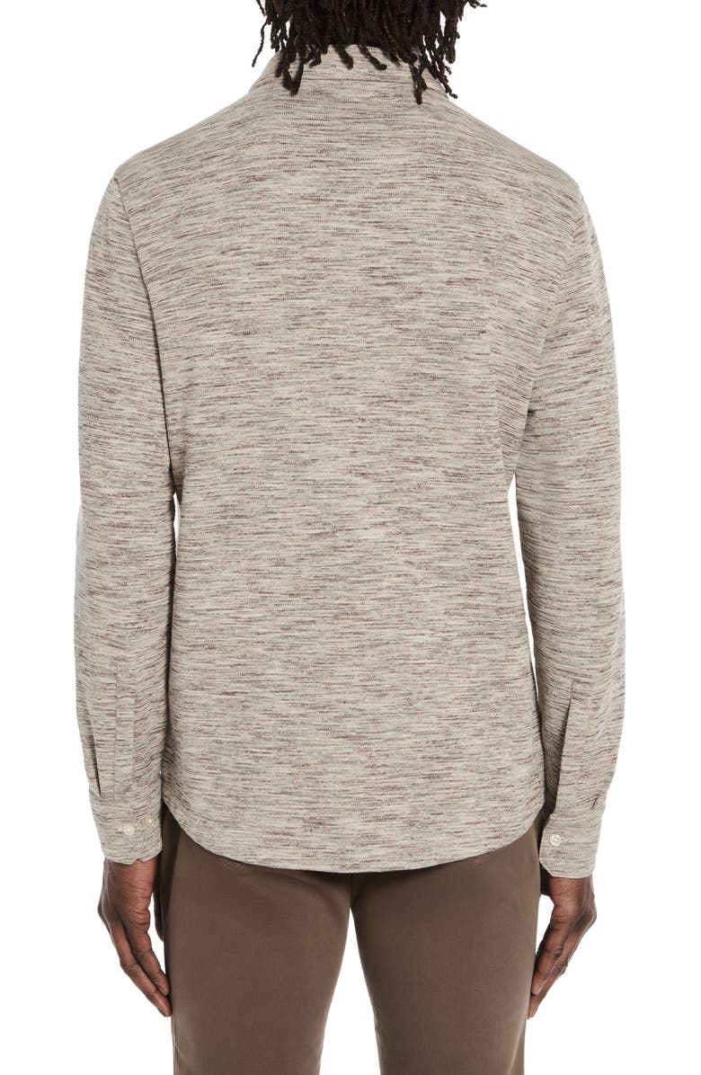 Robert Barakett Cielo Knit Button-Up Shirt, Alternate, color, Oatmeal