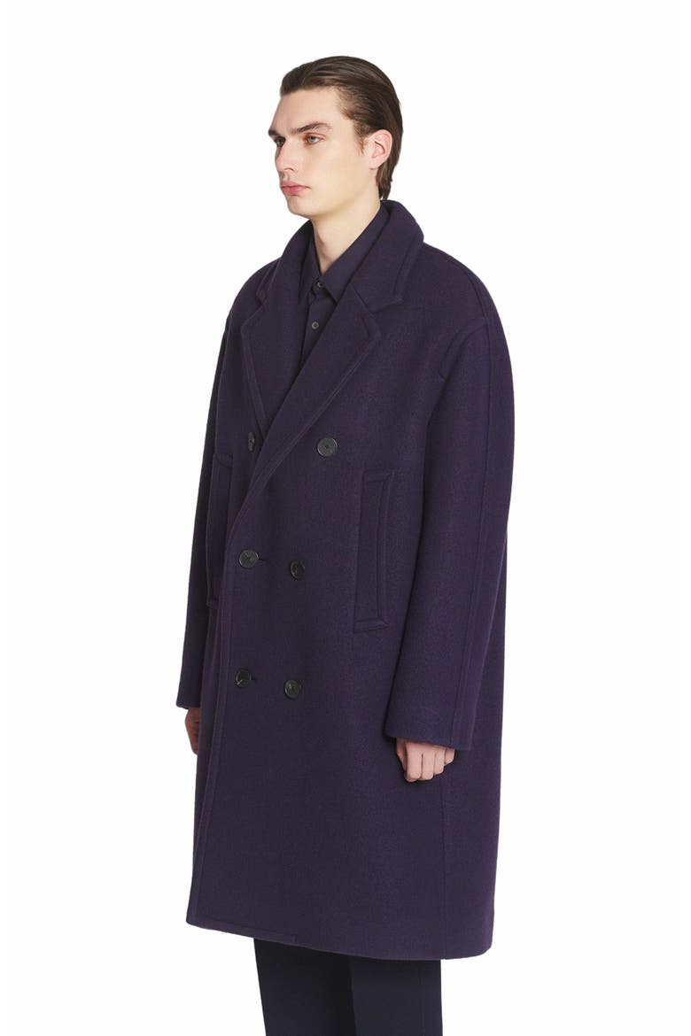 OVERSIZED DOUBLE-BREASTED COAT, Main, color, JAPANESE INK