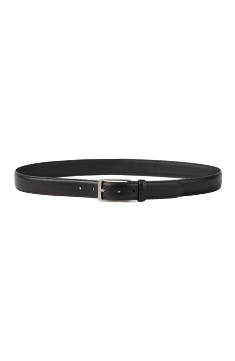 Leather belt