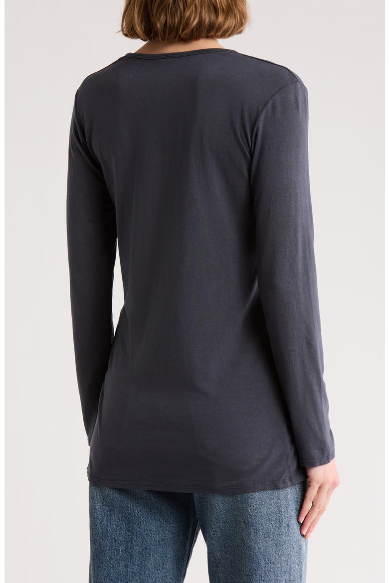 Basic Stretch Modal T-Shirt, Alternate, color, BLACK