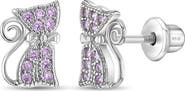 In Season Jewelry Sassy Kitty Cat Earrings