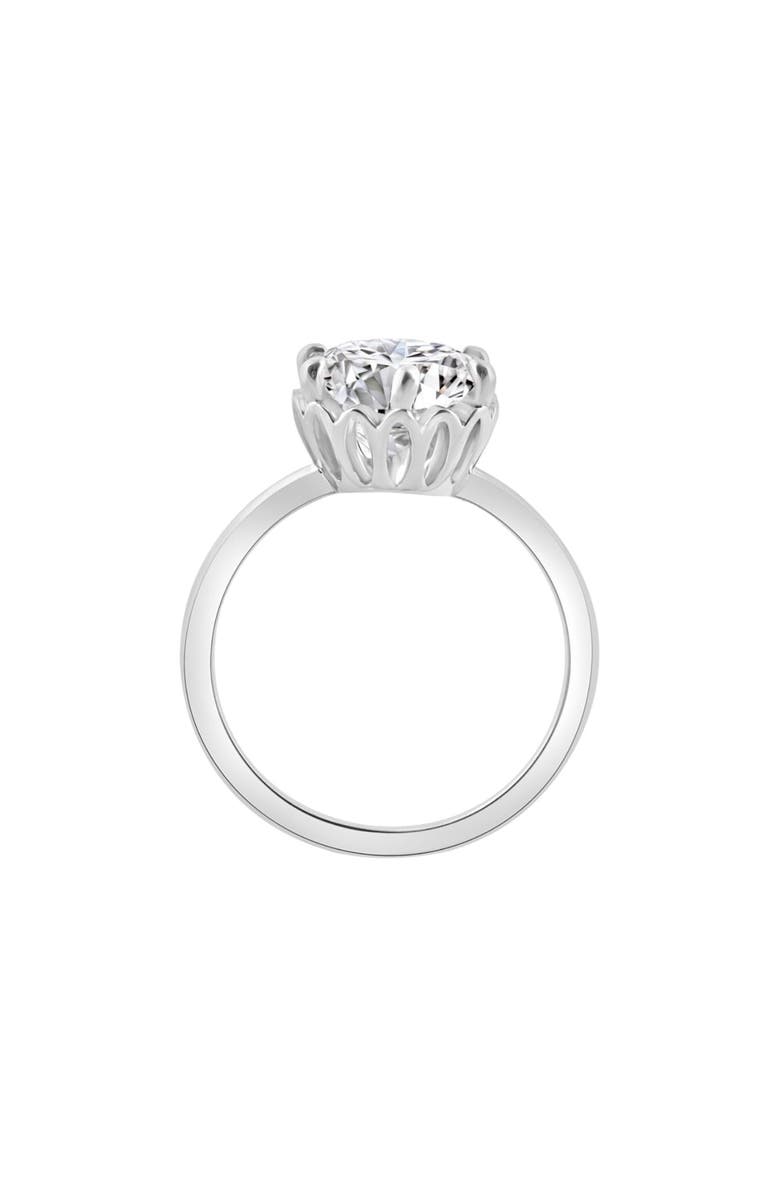 Bliss Diamond 3Ct Round Cut Certified Lab Grown Diamond Engagement Ring or Gold, Alternate, color, 