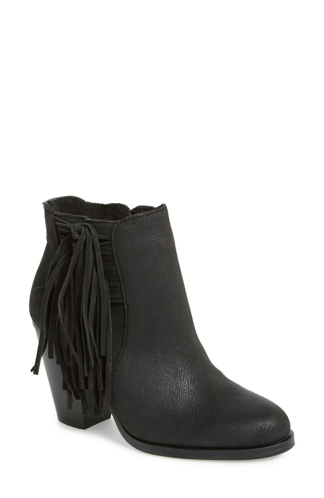 Vince Camuto 'Harlin' Fringe Bootie, Main, color, 