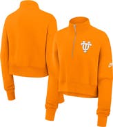 Nike Women's Nike Tennessee Orange Tennessee Volunteers Legacy Elevated Logo Half-Zip Sweatshirt