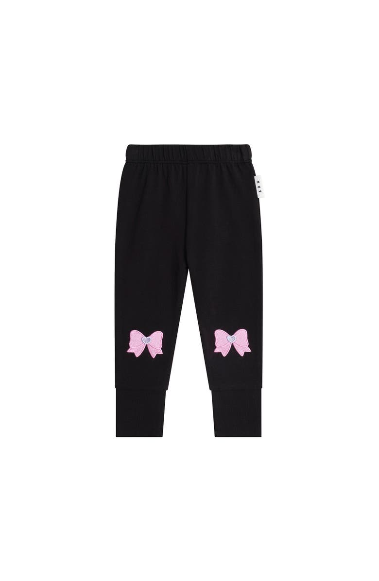 Huxbaby Pussybow Leggings, Main, color, Black
