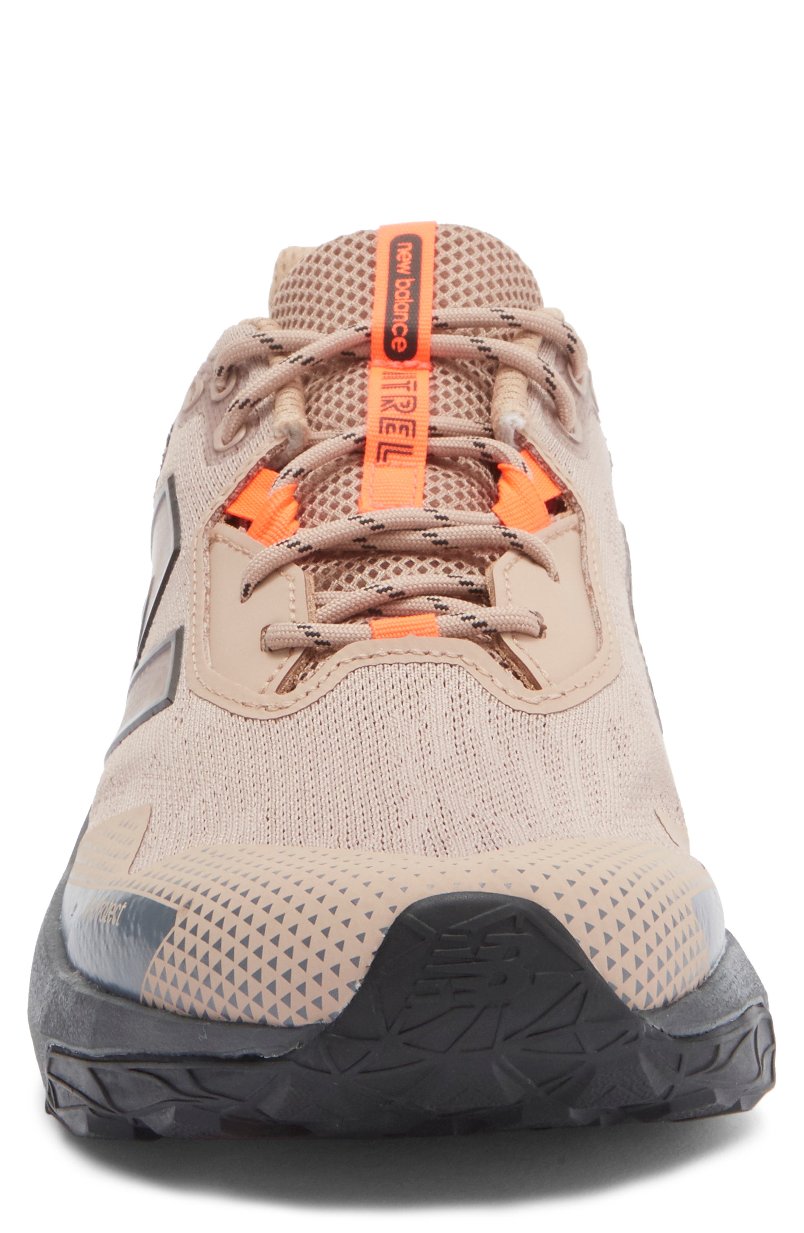 New Balance DynaSoft Nitrel V6 Running Shoe, Alternate, color, Flat Taupe/ Urgent Red