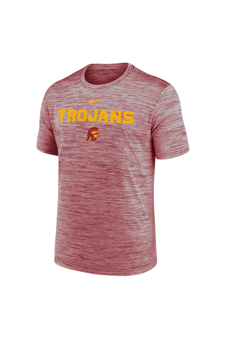 Men's Nike Cardinal USC Trojans 2025 Sideline Velocity Performance T-Shirt, Alternate, color, Cardinal