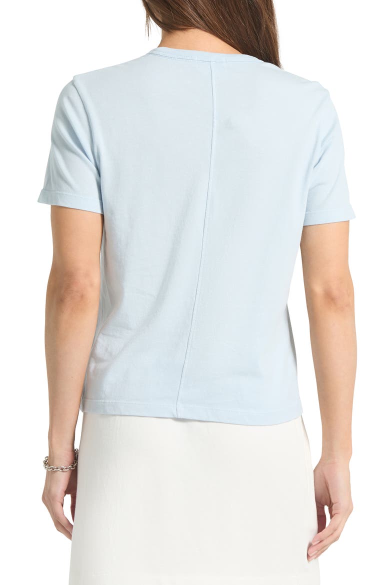 Carefree Organic Cotton Pocket T-Shirt, Alternate, color, BLUE AURA