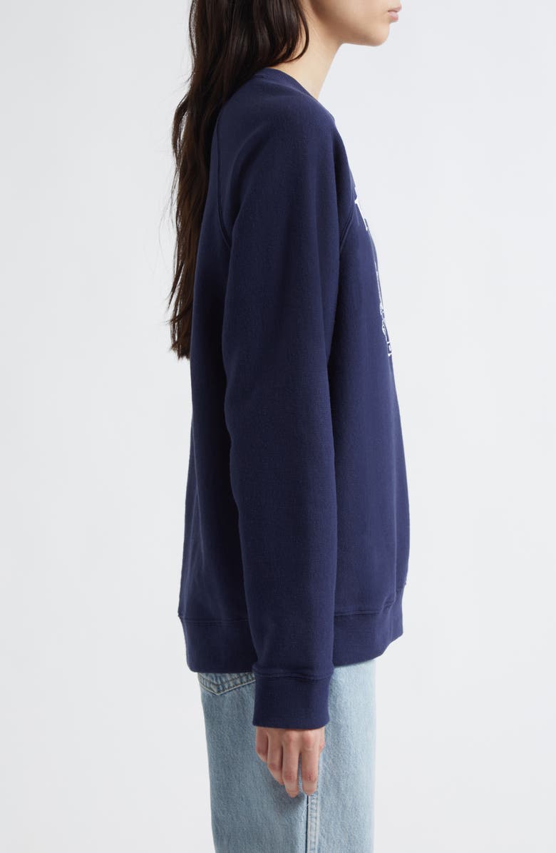 Sporty & Rich Beverly Hills Crest Graphic Sweatshirt, Alternate, color,