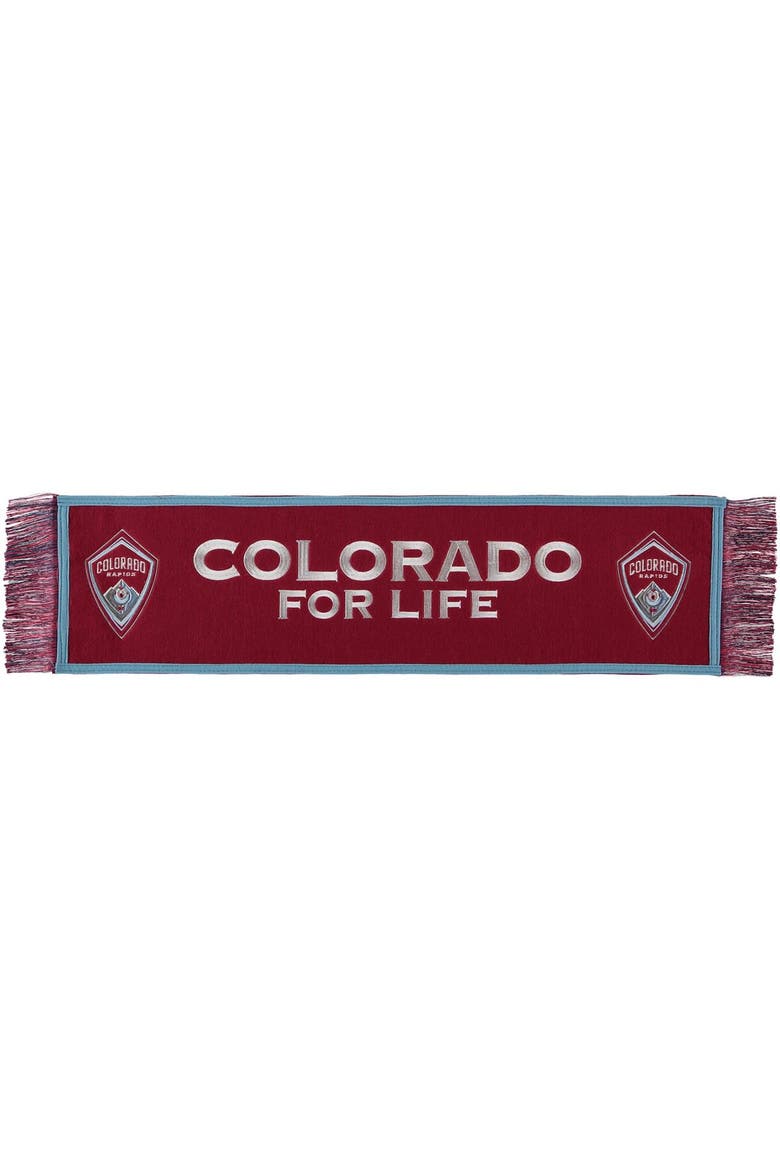 Colorado Rapids 30.5'' x 8'' Heritage Scarf Banner, Main, color, Red