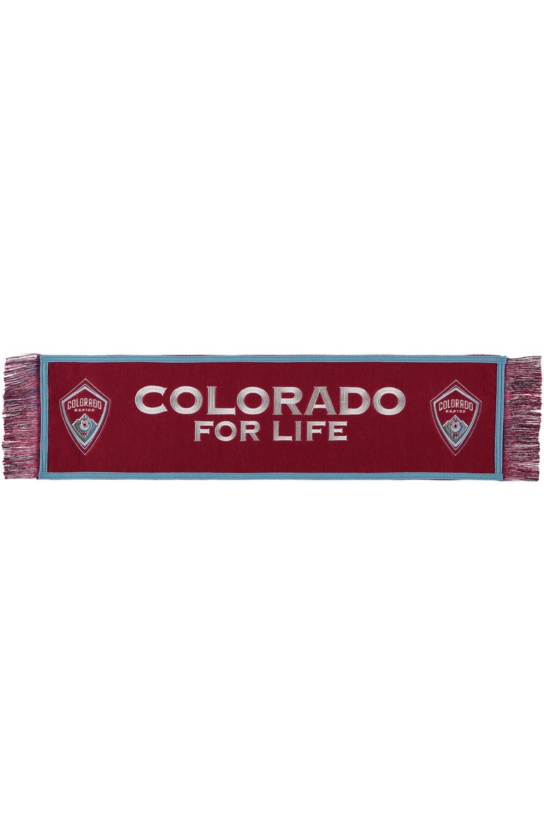 WINNING STREAK Colorado Rapids 30.5'' x 8'' Heritage Scarf Banner, Main, color, Red