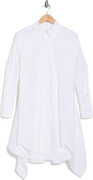 Derek Lam Tie Waist Cotton Shirtdress