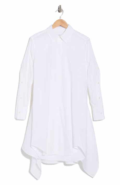 Derek Lam Tie Waist Cotton Shirtdress