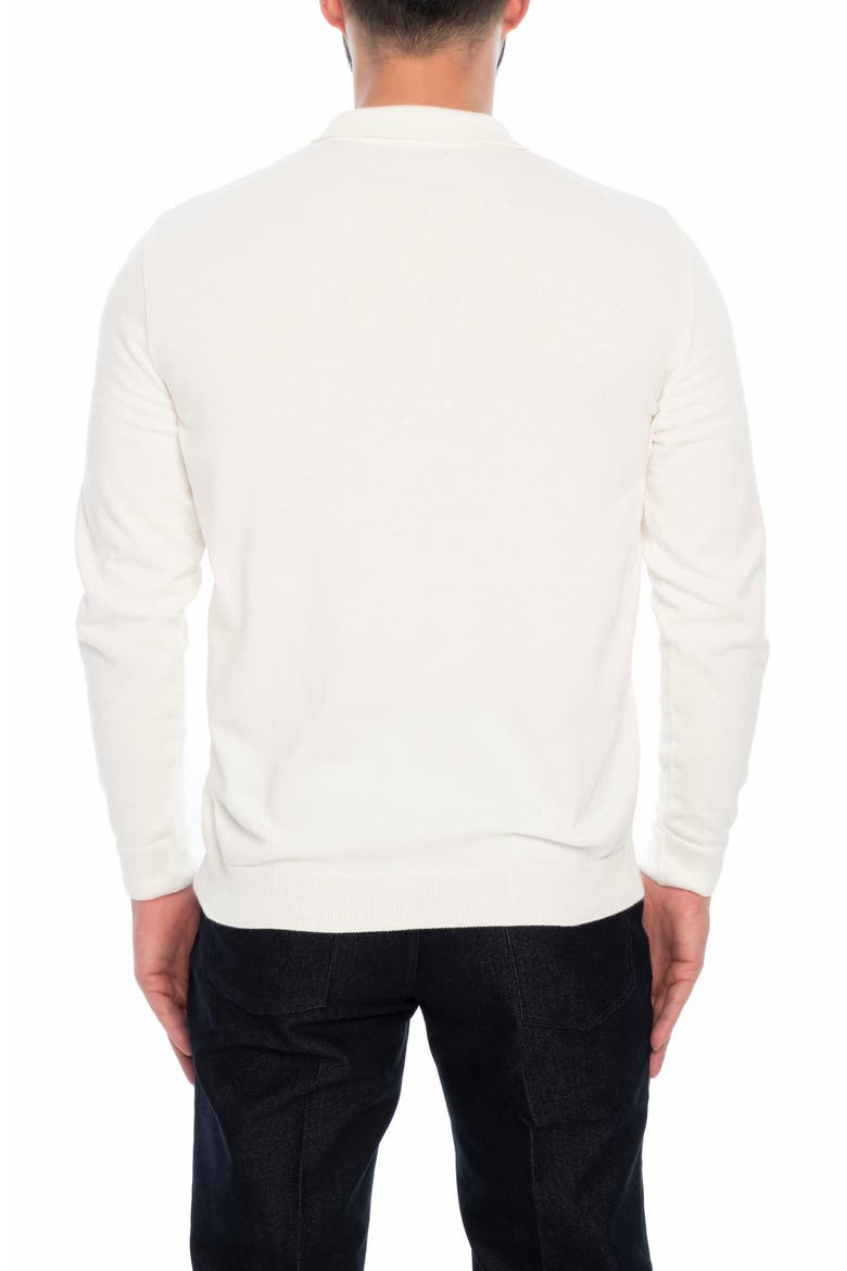 Long Sleeve Polo, Alternate, color, LIGHT BEIGE