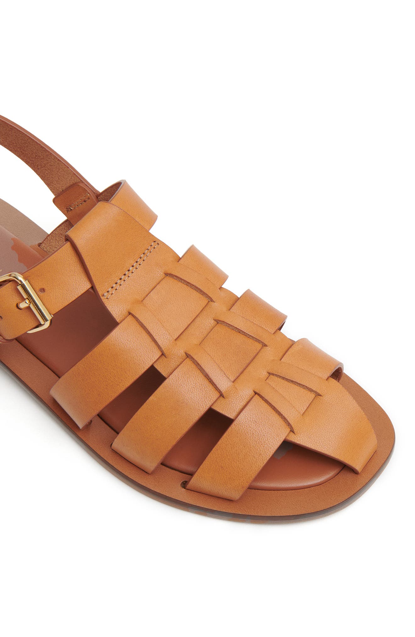 Slingback Fisherman Sandal, Alternate, color, CAMMELLO