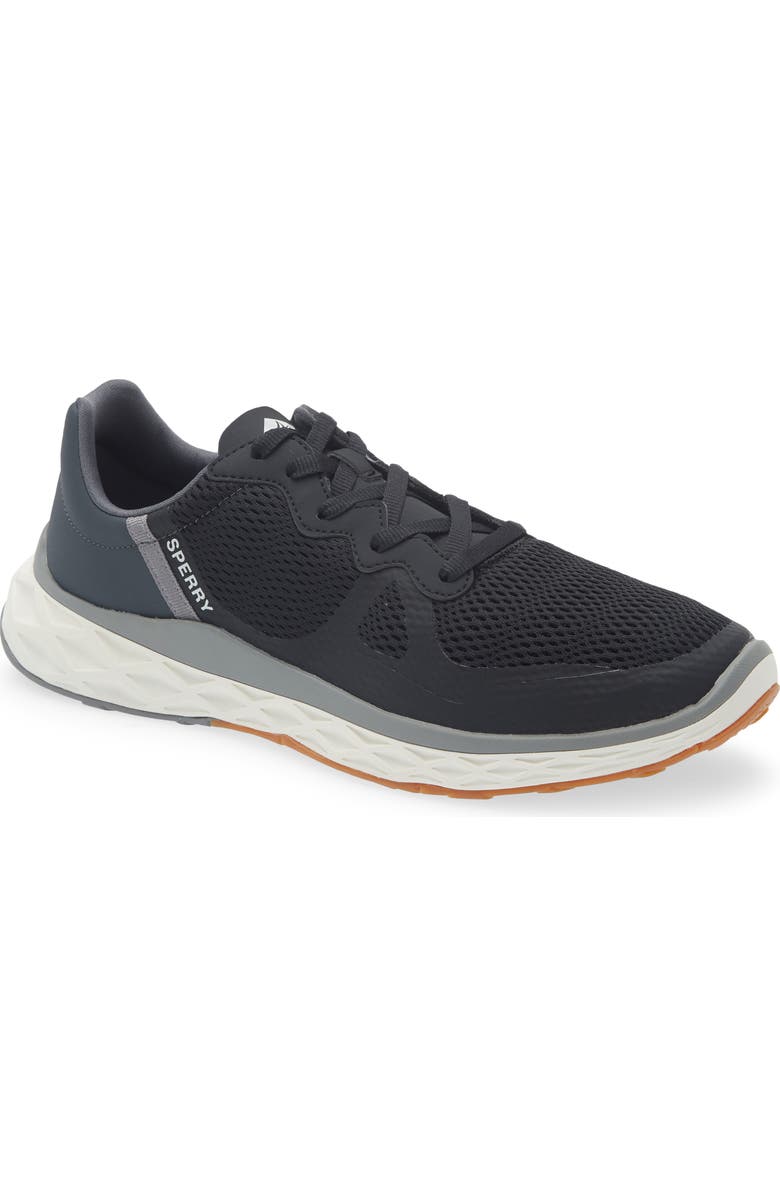 Sperry SeaCycled<sup>™</sup> Headsail Sneaker, Main, color, Black