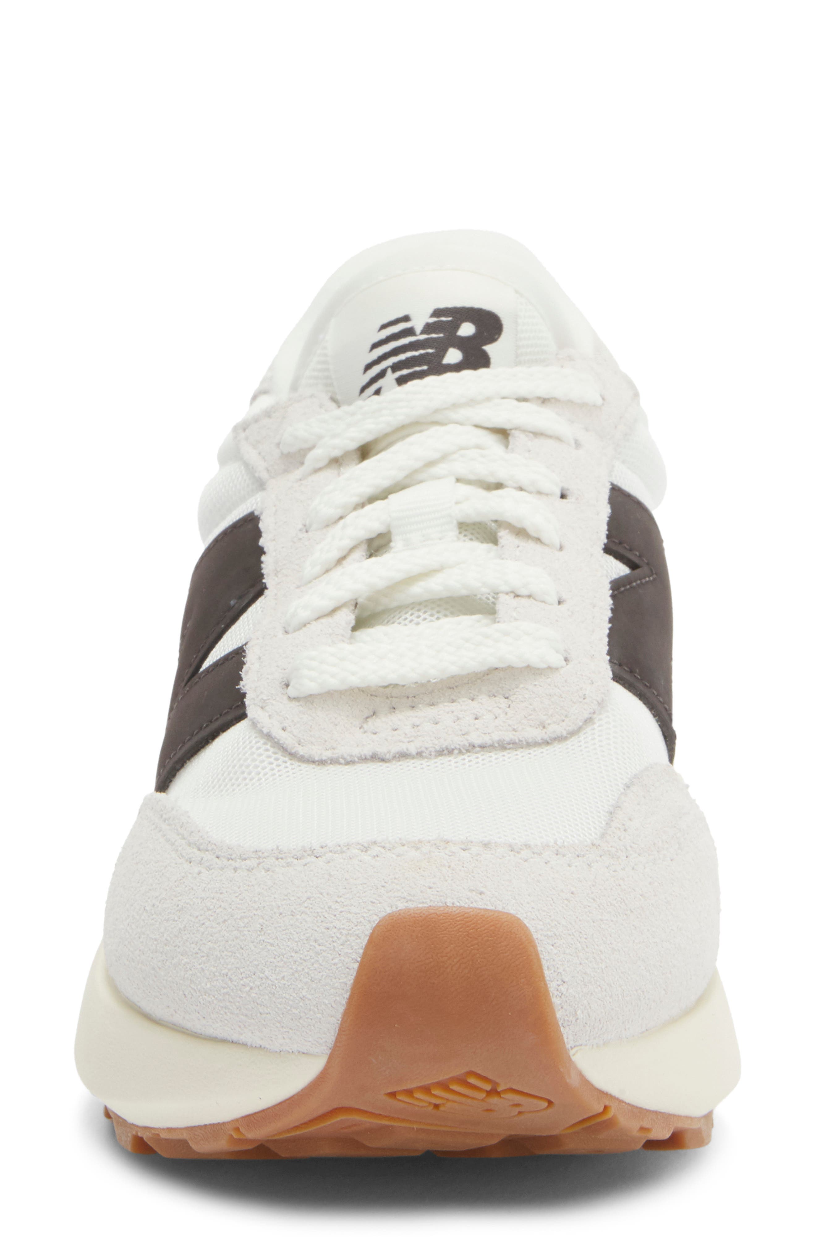 New Balance Gender Inclusive 370 Sneaker, Alternate, color, Sea Salt/ Black Cement