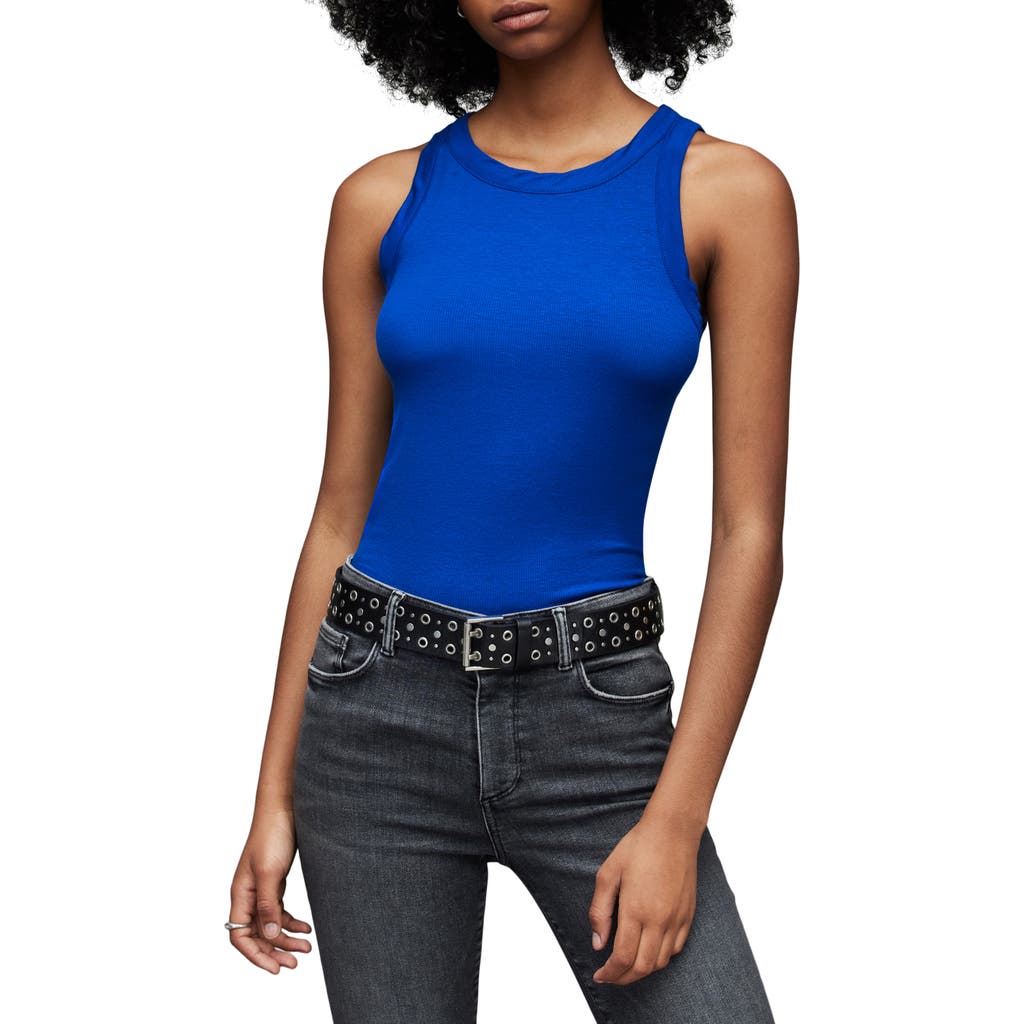Allsaints Rina Tank Top In Delphinium Blue