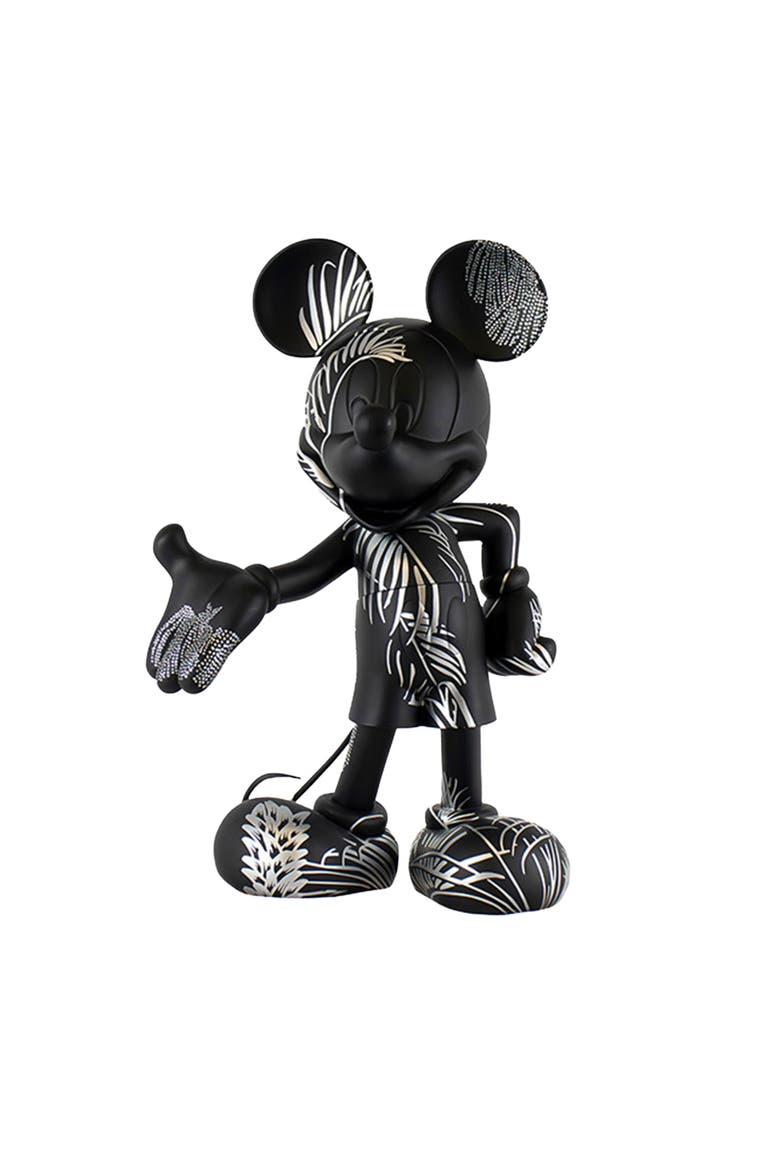 Mickey Mouse Star Style Figurine, Main, color, Grey / Black