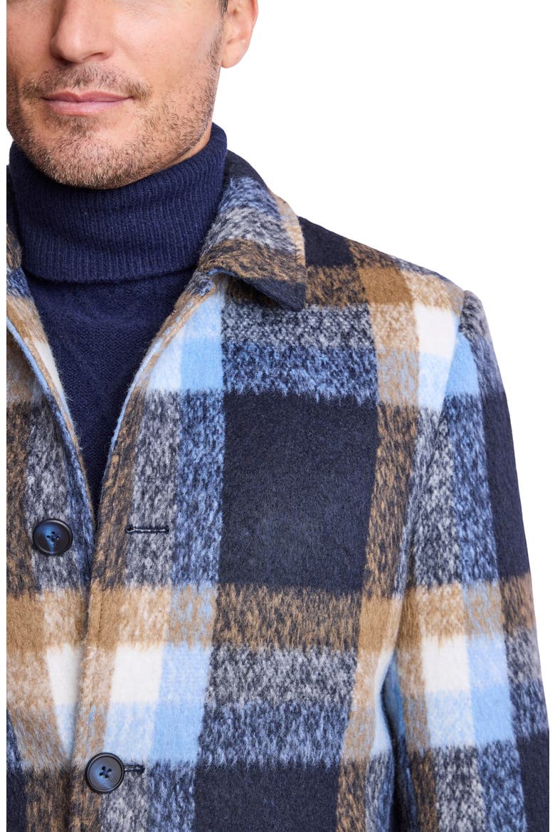 Buffalo Plaid Overcoat, Alternate, color, BLUE TAN BUFFALO