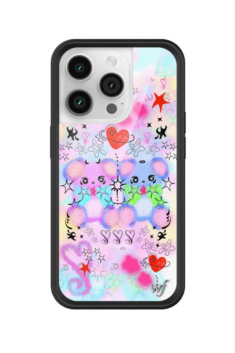 Cotton Candy Teddies iPhone Case, Alternate, color, Purple