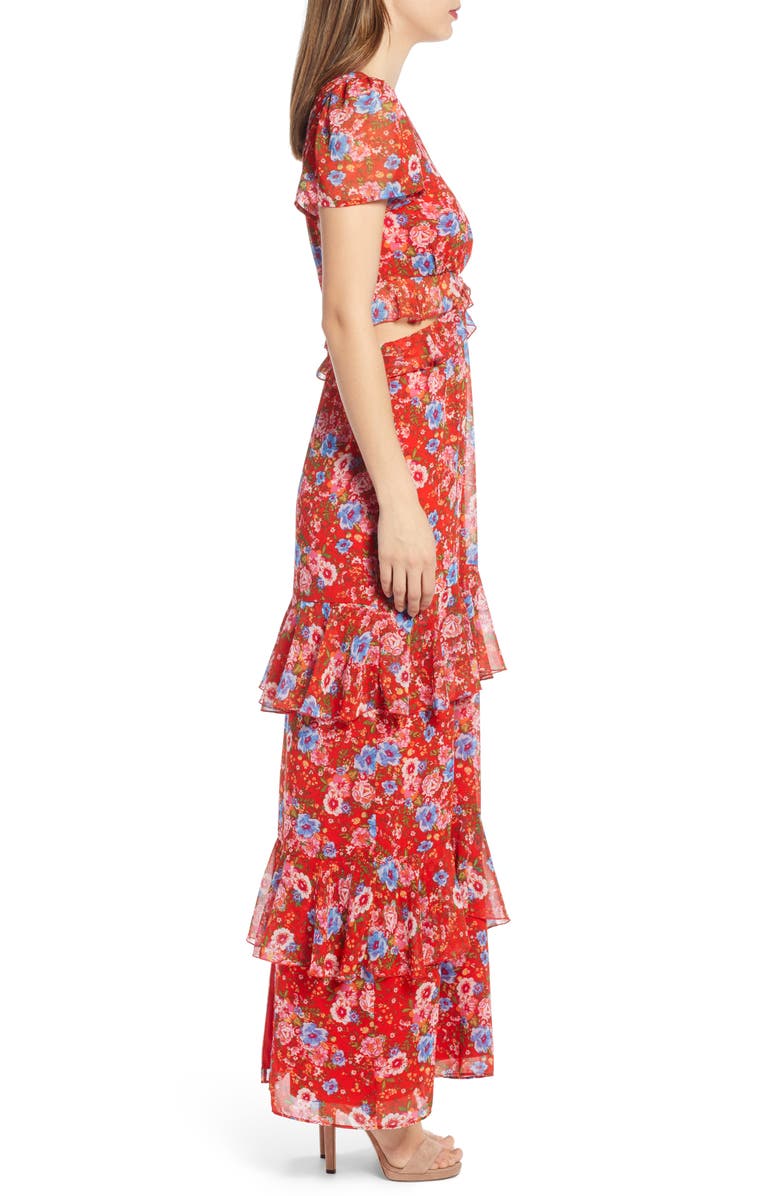 WAYF Lavina Tiered Maxi Dress, Alternate, color,