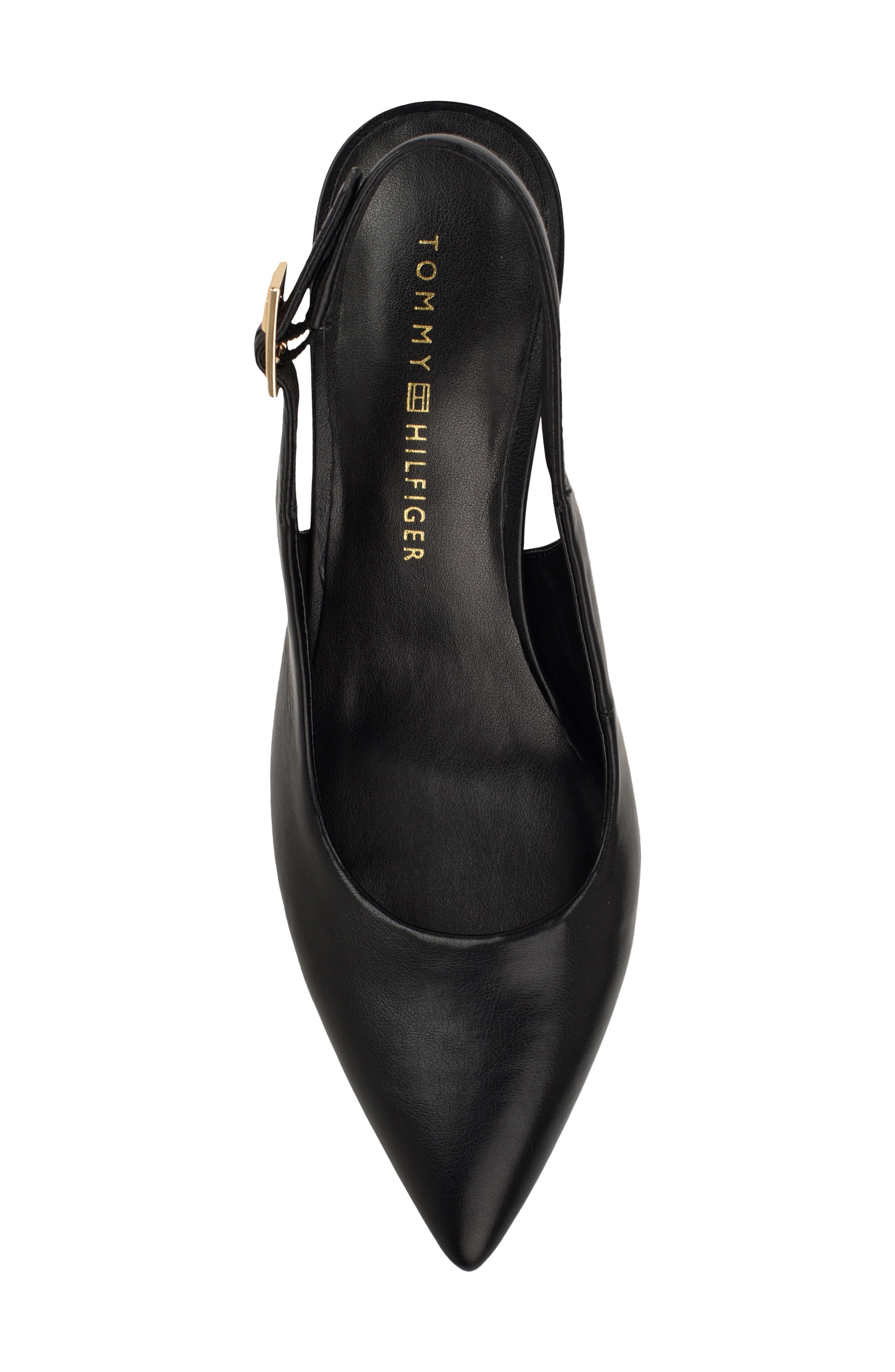 Tommy Hilfiger Azalee Block Heel Slingback Pump, Alternate, color, Black