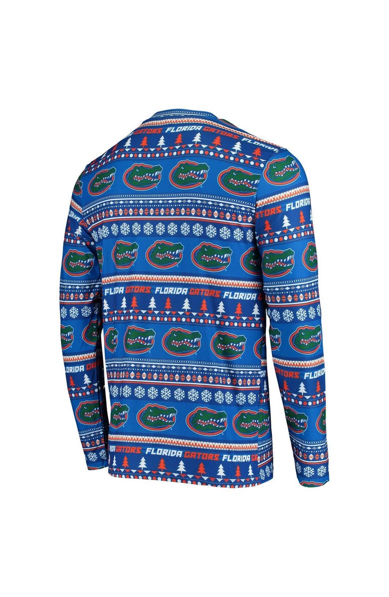 CONCEPTS SPORT Men's Concepts Sport Royal Florida Gators Ugly Sweater Knit Long Sleeve Top and Pant Set, Alternate, color, Royal