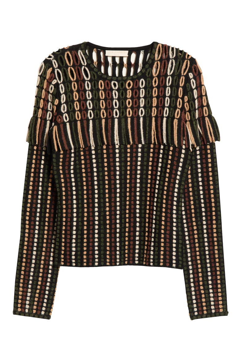 Maga Open Knit Sweater, Main, color, NOCTIS