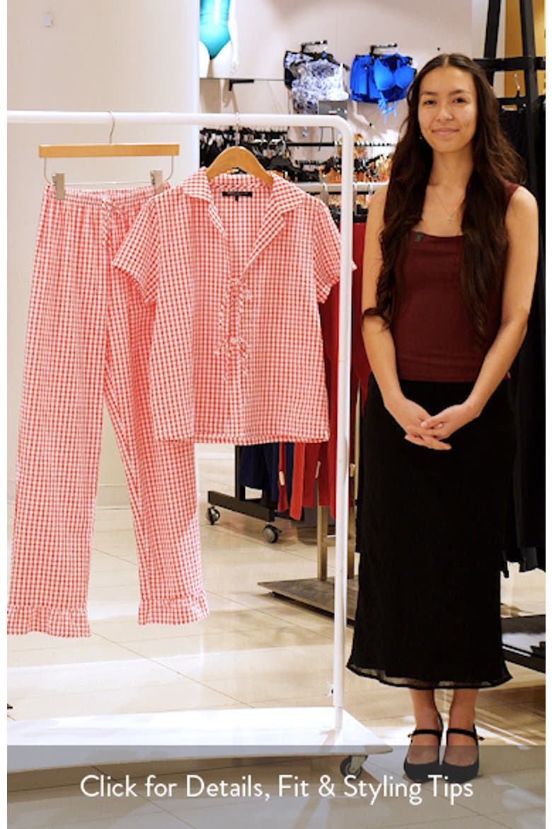 Gingham Seersucker Pajamas video
