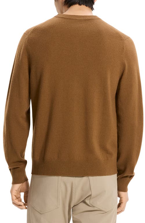 Theory Hilles Cashmere Sweater In Brown
