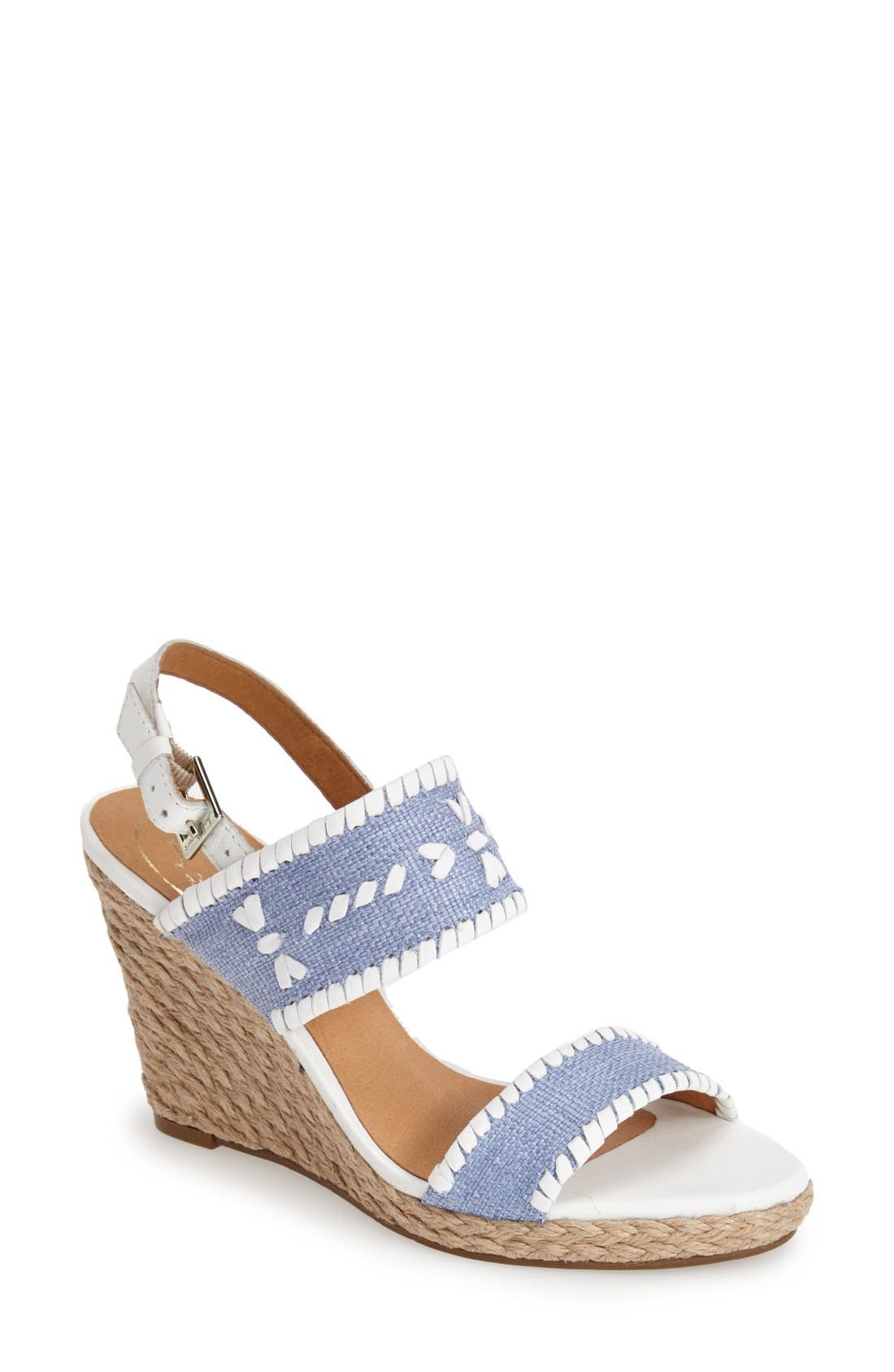 Jack Rogers 'Vanessa' Espadrille Wedge Sandal, Main, color, 