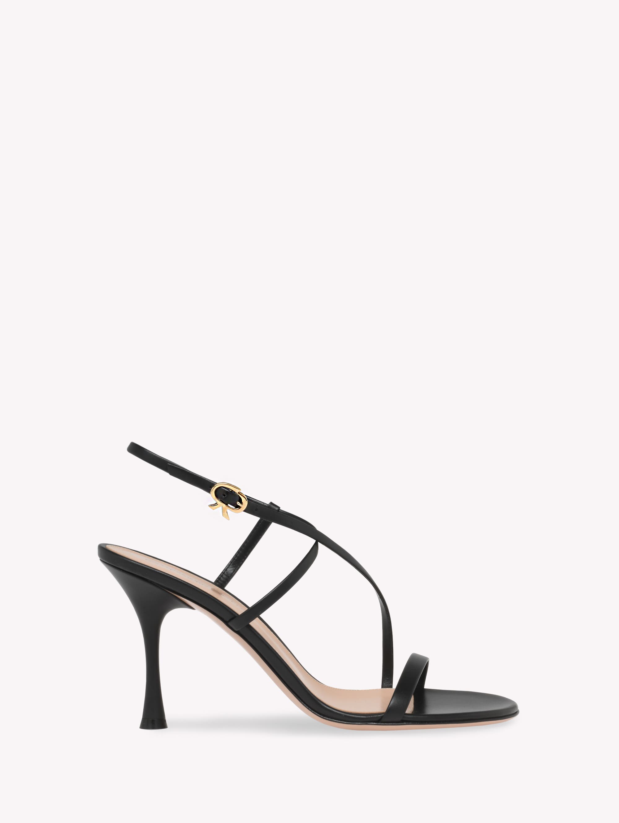 Gianvito Rossi Ascent Sandal, Main, color, Black Calf