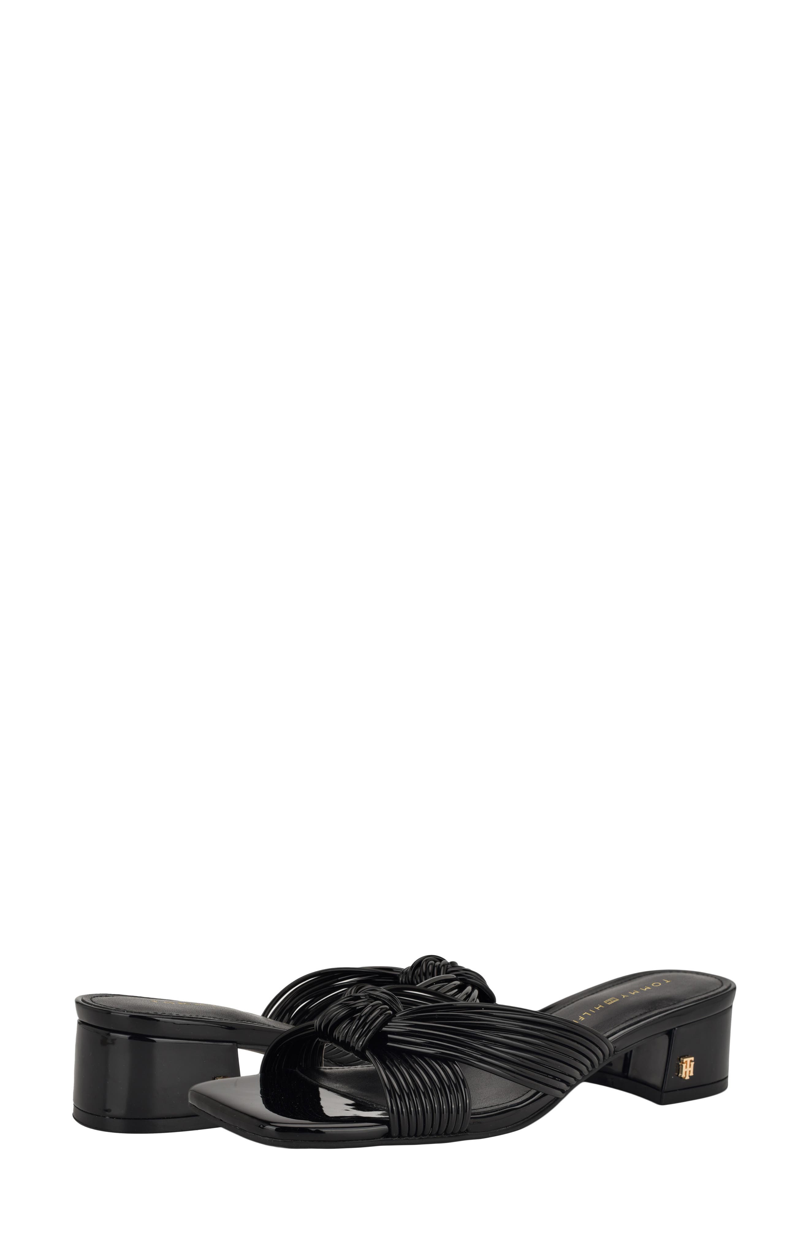Tommy Hilfiger Pilie Slide Sandal, Alternate, color, Black