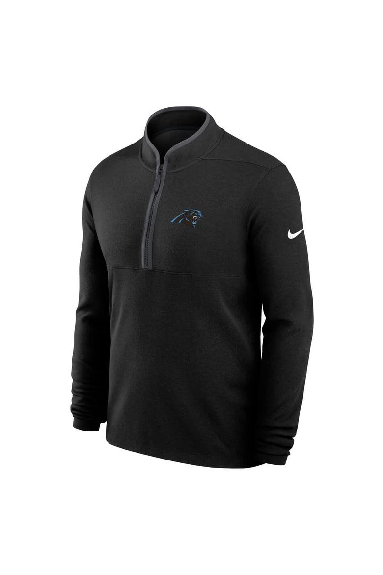 Men's Nike Black Carolina Panthers Lightweight Victory Dri-FIT Half-Zip Pullover, Alternate, color, Black
