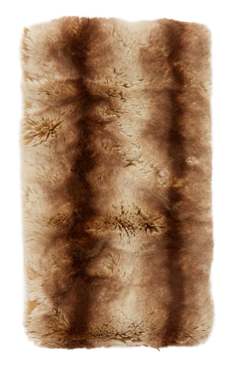 Badgley Mischka Collection Badgley Mischka Faux Chinchilla Neck Warmer, Alternate, color,