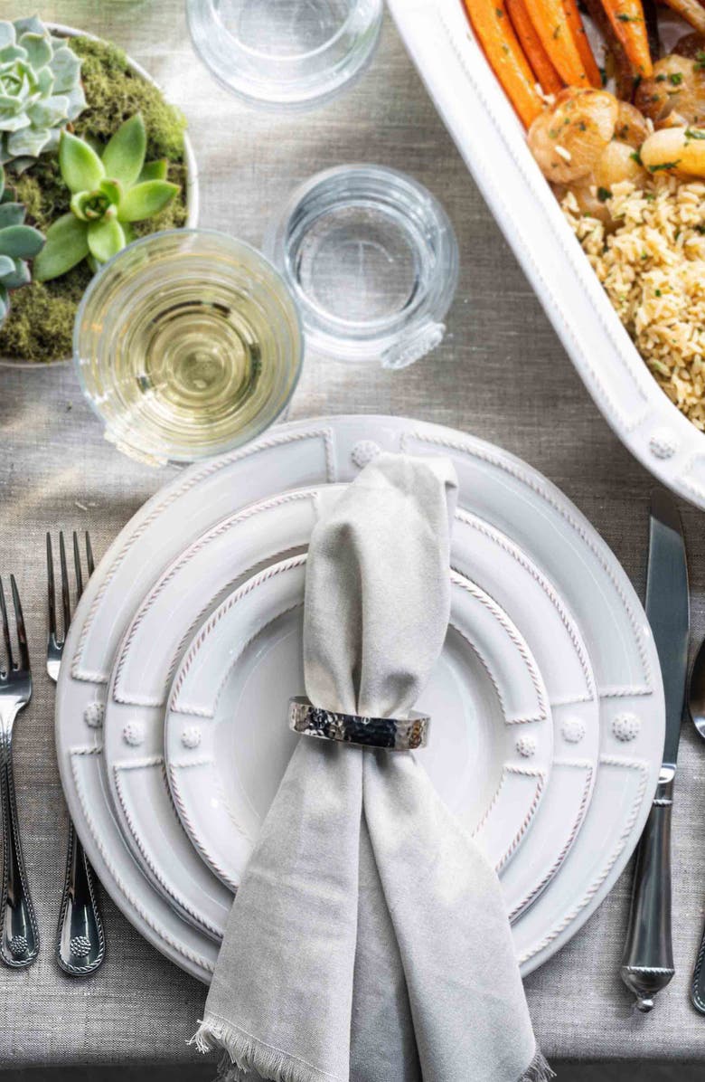 Juliska Berry and Thread 4-Piece Place Setting, Alternate, color, Whitewash