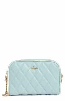 Kate Spade New York care colorblock diamond quilt leather crossbody bag