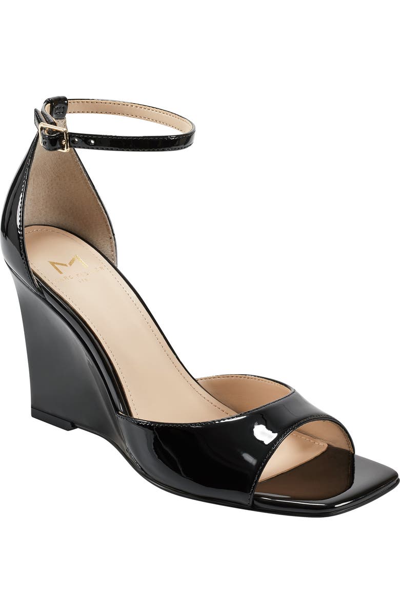 Marc Fisher LTD Camira Ankle Strap Wedge Sandal, Main, color,