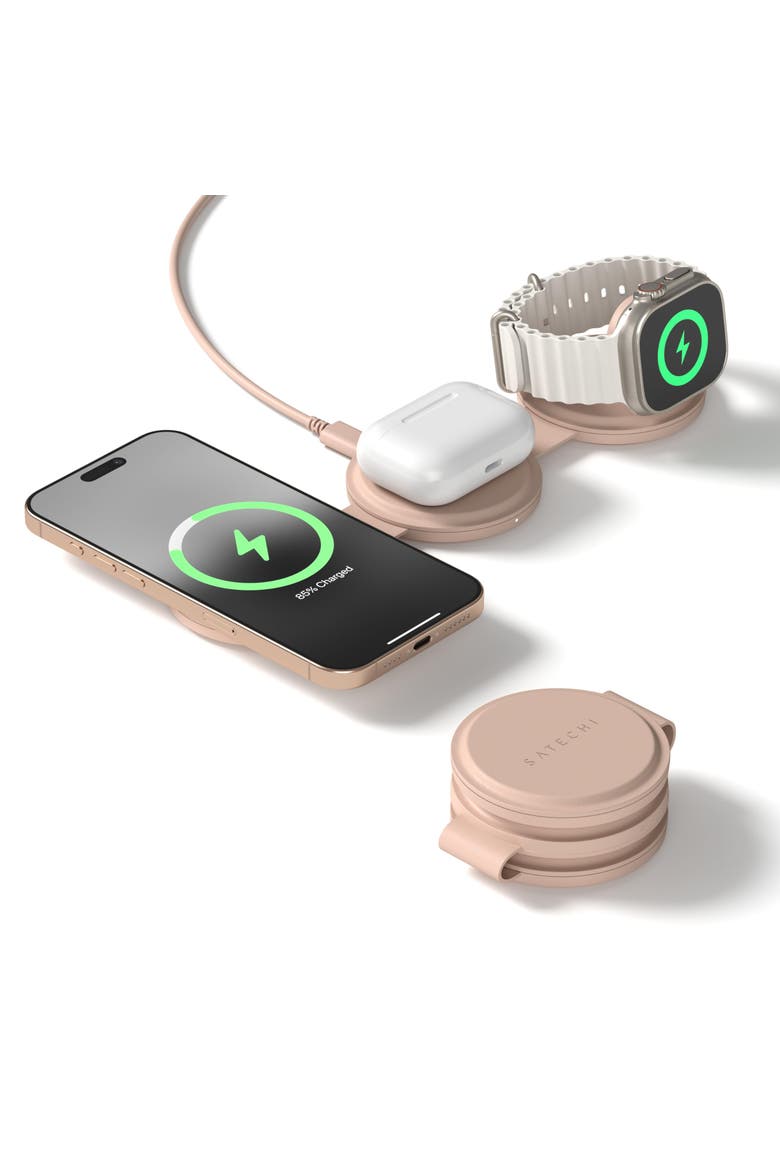 OntheGo 3 in 1 Charger, Main, color, Desert Rose