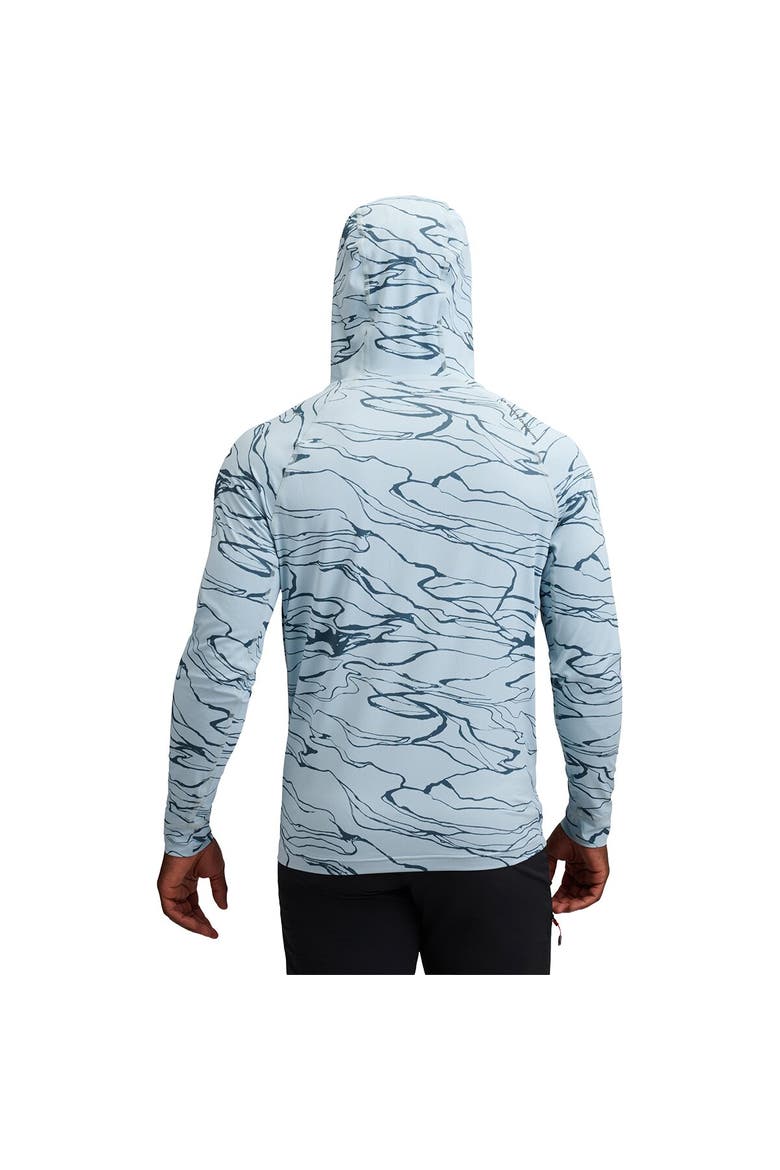 Alpenglow Hooded Shirt - Men's, Alternate, color, Relief/Fog Blue/Midnight Blue
