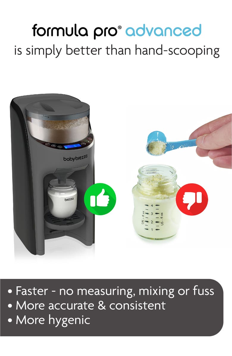 BABY BREZZA Formula Pro Advanced Automatic Formula Maker, Alternate, color, Charcoal