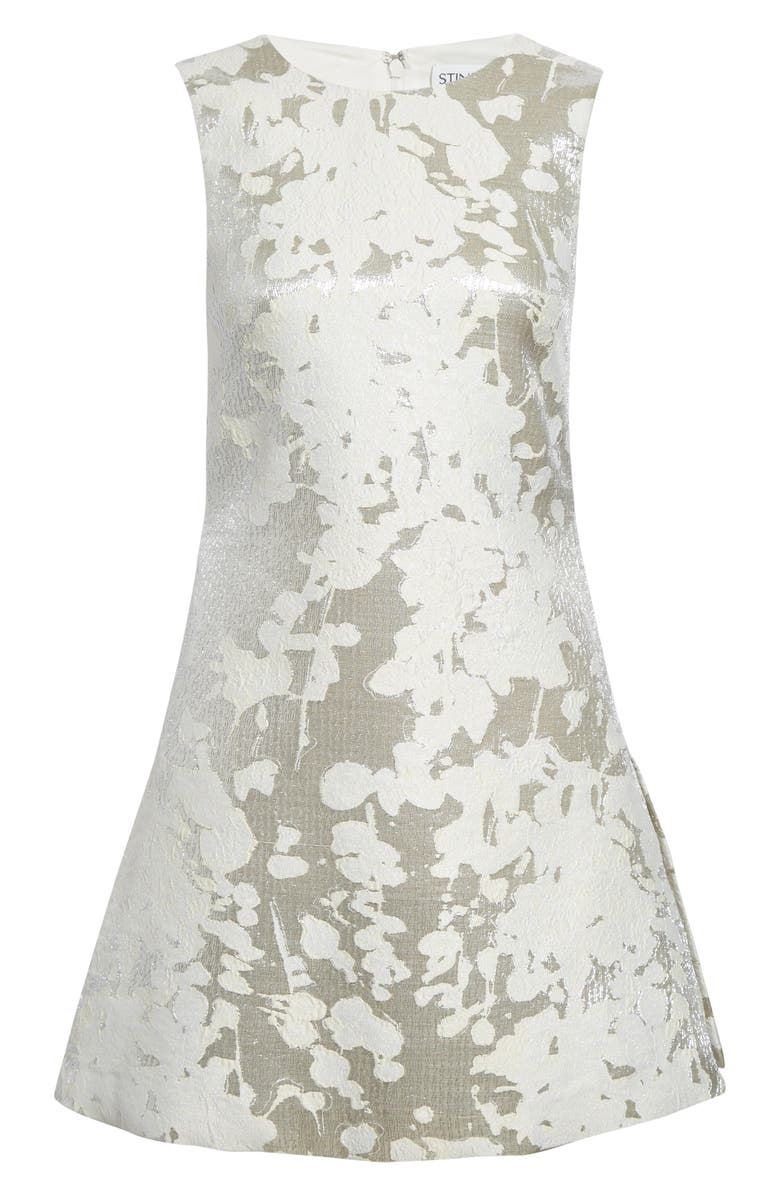 Stine Goya Metallic Sleeveless Minidress, Alternate, color, Lurex Garden